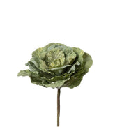 Kunstige prydkål grøn 28 cm